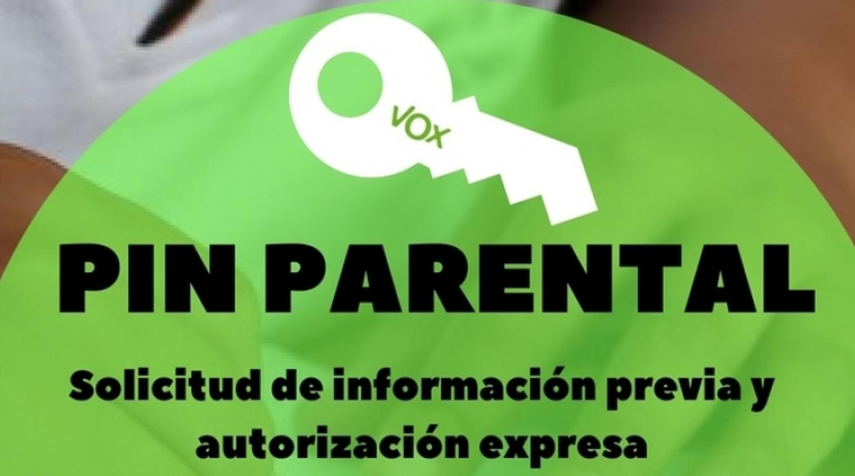 Así se solicita el «pin parental»