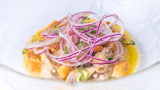 Ceviche de lubina