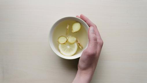 Té con jengibre y limón