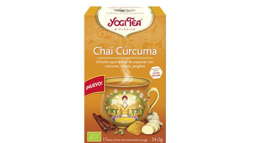 Yogi Tea comercializa bolsitas de Cúrcuma Chai para infusionar en leche