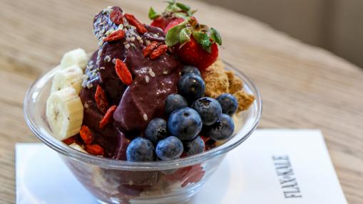 El Açaí bowl de Flax&Kale