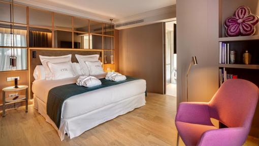 Una de las habitaciones del Hotel Barceló Emperatriz