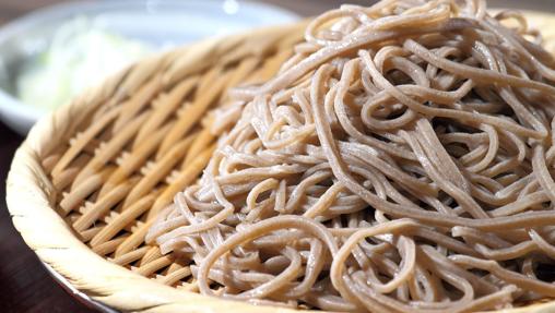 La soba está elaborado con trigo sarraceno