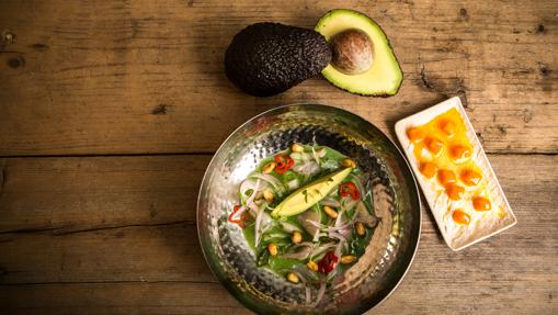 Ceviche de navaja de Luma, en Madrid