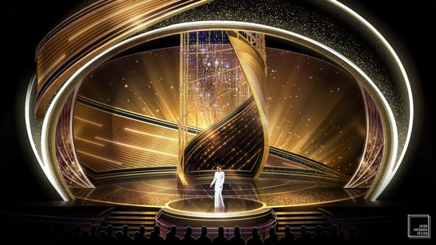 El escenario de lujo de los Premios Oscar con 40.000 cristales de Swarovski