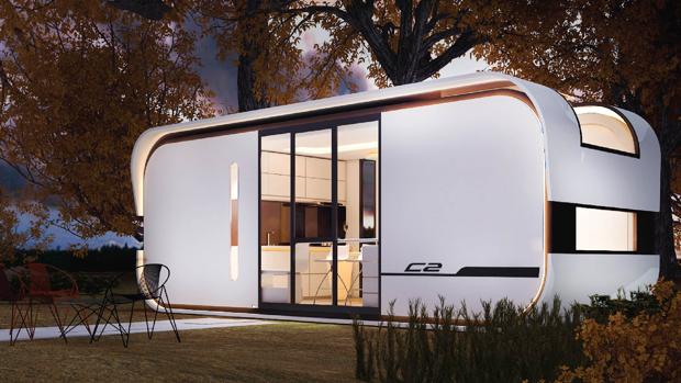Una minicasa inteligente, lo último en viviendas prefabricadas de lujo
