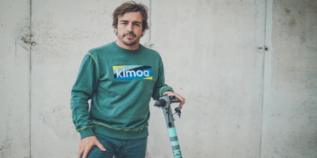 Fernando Alonso se pasa a patinetes eléctricos con Kimoa Pure