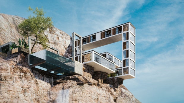 Mountain House, una exclusiva vivienda situada al borde de un abismo