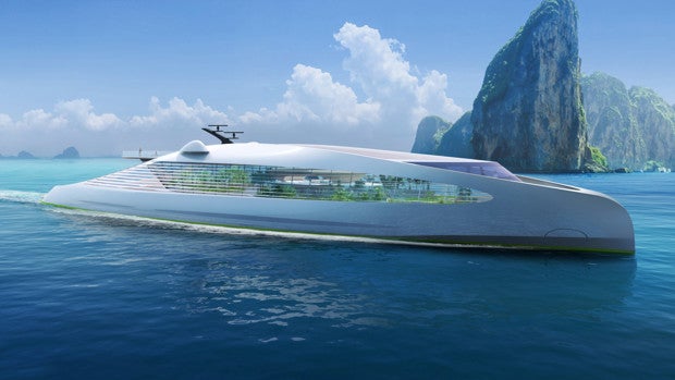 Un superyate ecológico con un huerto propio en su interior