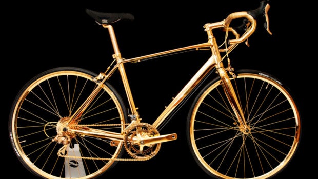 Una exclusiva bicicleta de oro de casi 250.000 euros