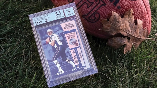 Un cromo de Tom Brady alcanza el millón de euros en una subasta