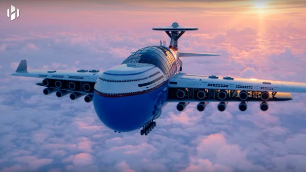 Sky Cruiser, un avión hotel con capacidad para 5000 huéspedes