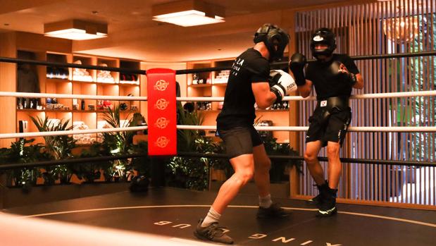 El boxeo como terapia para ejecutivos