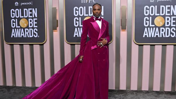Billy Porter, en la alfombra roja de los Globos de Oro o cuando un hombre se convierte en el mejor vestido de la alfombra roja