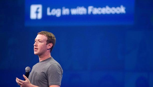 Mark Zuckerberg, fundador de Facebook, durante una presentación