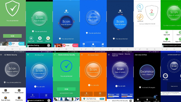 Ejemplos de antivirus en Android