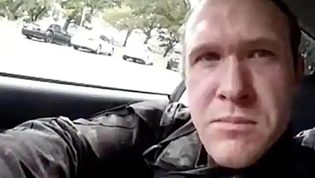Brenton Tarrant, principal sospechoso del atentado, durante la emisión en Facebook Live