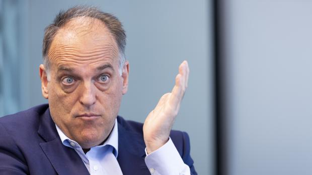 Imagen de archivo de Javier Tebas, presidente de la Liga de Fútbol Profesional (LFP)