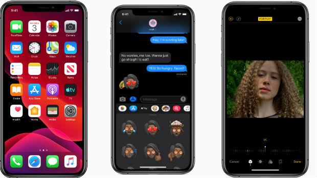 iOS 13 en iPhone