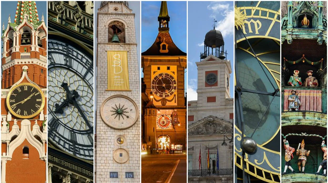 Los relojes de Europa para dar la bienvenida 2019